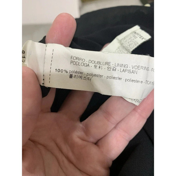 ZARA Floral Lace Up Back Midi Dress ShortSleeves Medium Black Yellow - Picture 9 of 10